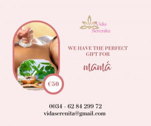 Mother's Day offer: discounted herbal massage at Vida Serenita in San Fulgencio, Spain, also home service